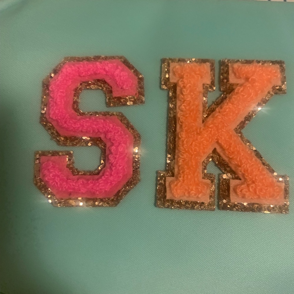 Stoney Clover Lane SKIN Small pouch NEW sparkle glittery metallic - Picture 11 of 16